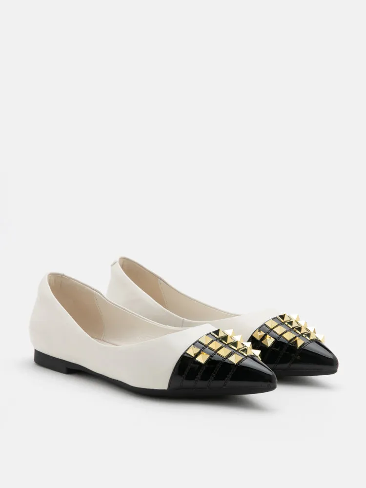 Catiana Studded Pointed Toe Flats