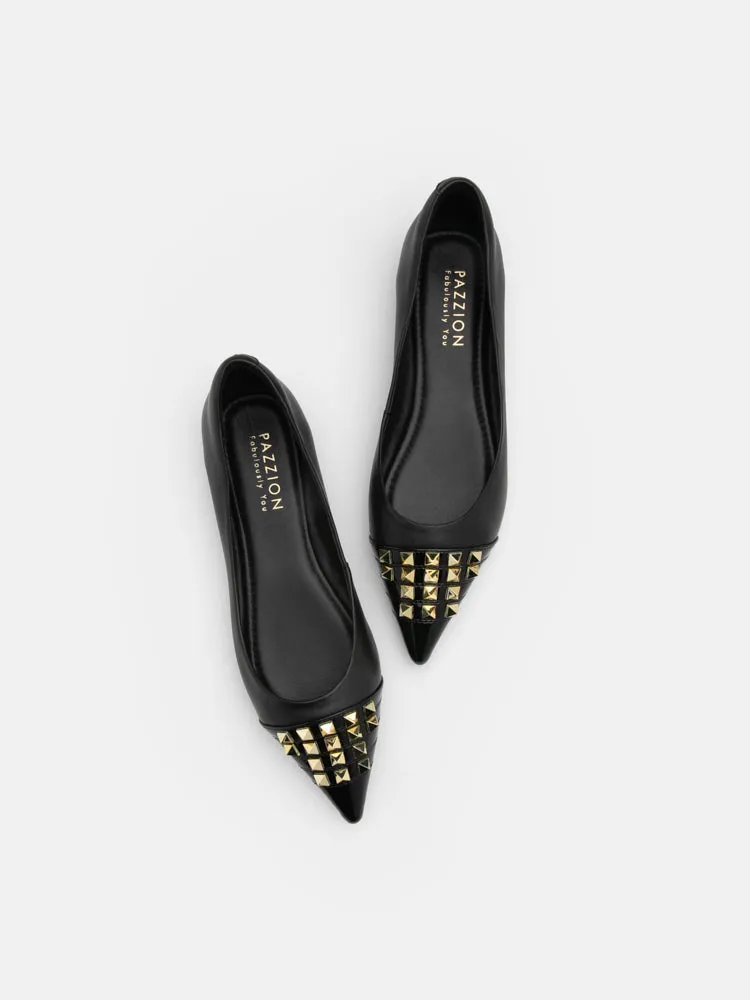 Catiana Studded Pointed Toe Flats