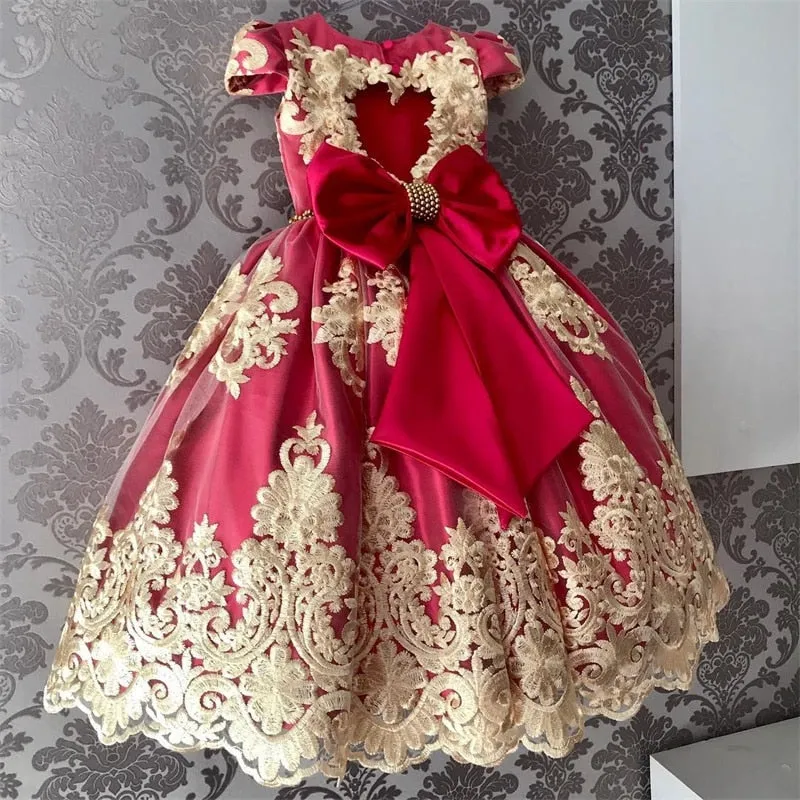 Fancy Flower Girls Dress