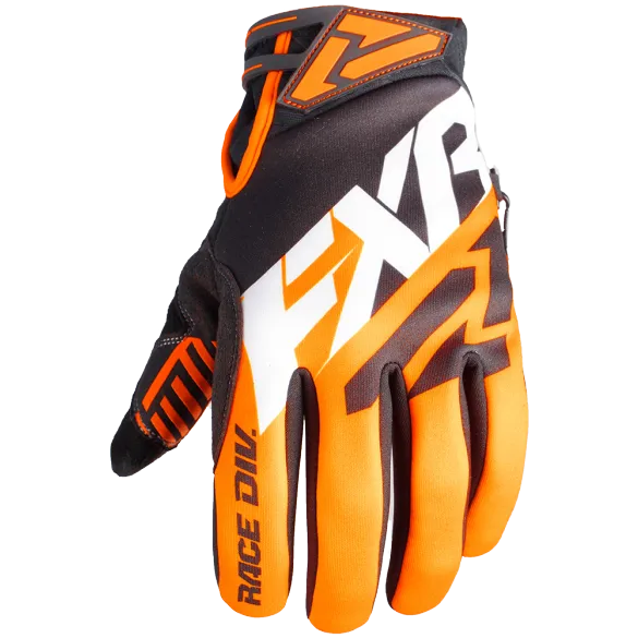 FXR X Cross 2018 Snowmobile Glove Black/Orange