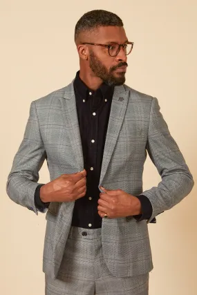 JERRY - Grey Check Blazer