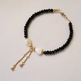 Marlène Black Tie Bracelet